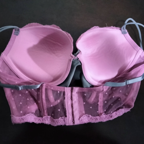 Lace Long Line Push Up Bra - Picture 4 of 4